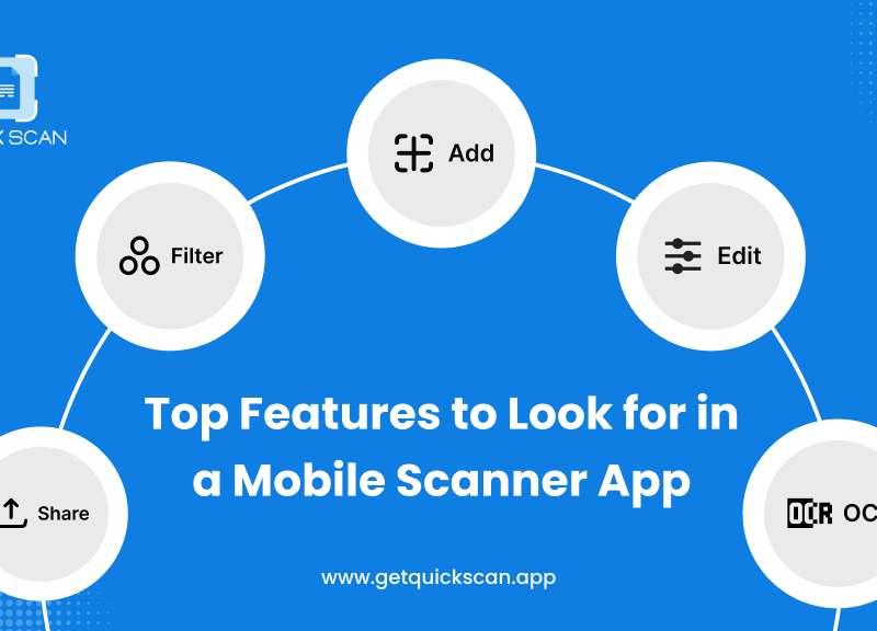 Top Features to Look for in a Mobile Scanner App